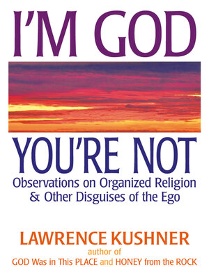cover image of I'm God; You're Not